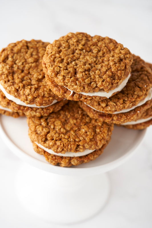 Vegan Oatmeal Cream Pies